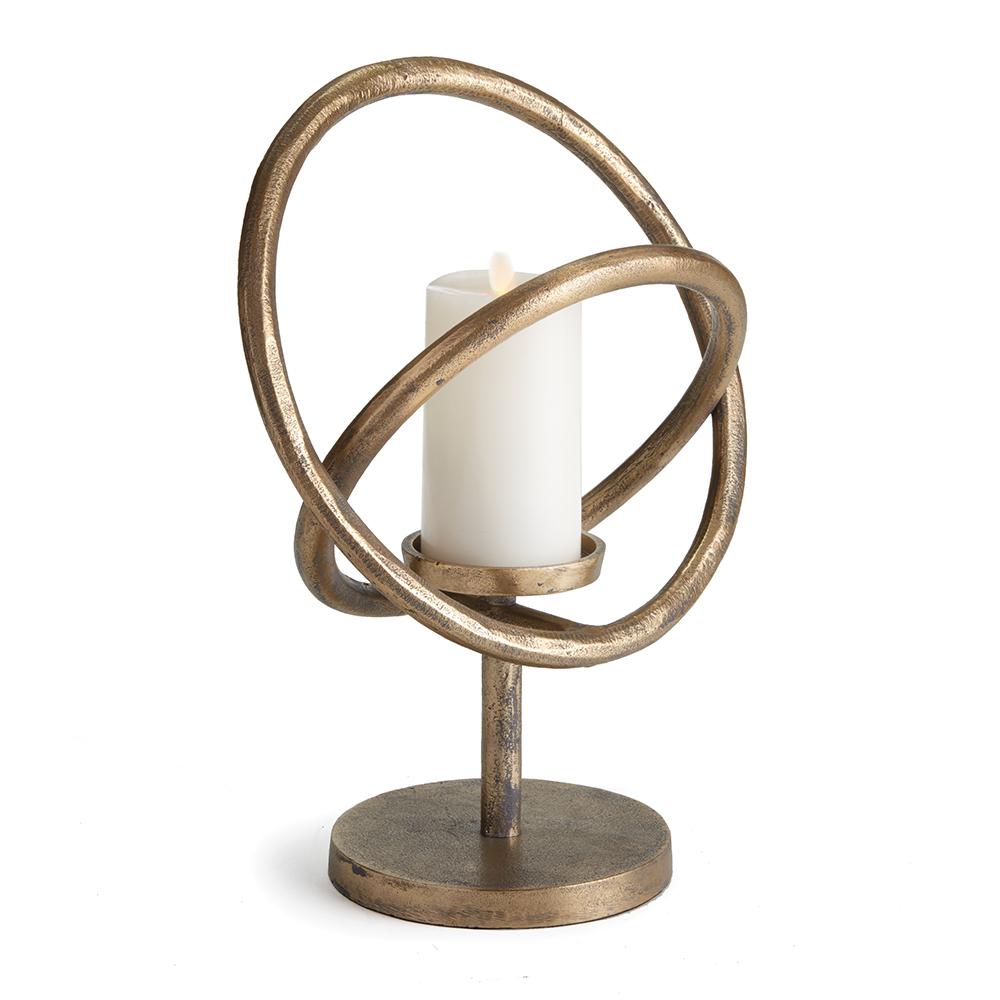Napa Antique Brass DA VINCI CANDLEHOLDER 15"