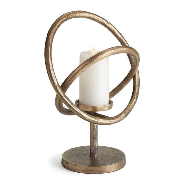 Napa Antique Brass DA VINCI CANDLEHOLDER 15"