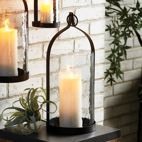 Napa Black/Bronze STEEPLE LANTERN 18"