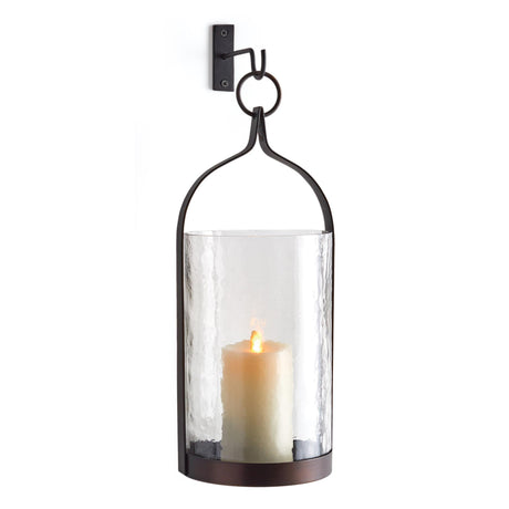Napa Black/Bronze STEEPLE LANTERN 15.25"
