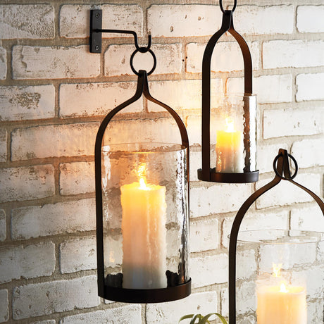 Napa Black/Bronze STEEPLE LANTERN 15.25"