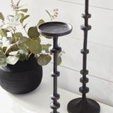 Napa Black bronze ABACUS CANDLE STANDS, SET OF 3