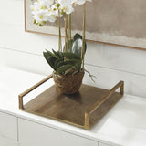 Napa Antique Brass CABOT SQUARE TRAY LARGE