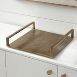 Napa Antique Brass CABOT SQUARE TRAY LARGE