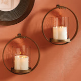 Napa Antique Brass KEMPTON WALL CANDLEHOLDER