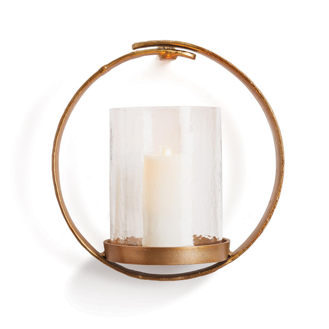 Napa Antique Brass KEMPTON WALL CANDLEHOLDER