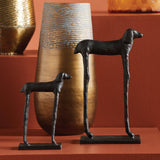 Napa Bronze TWO HOUNDS, SET OF 2