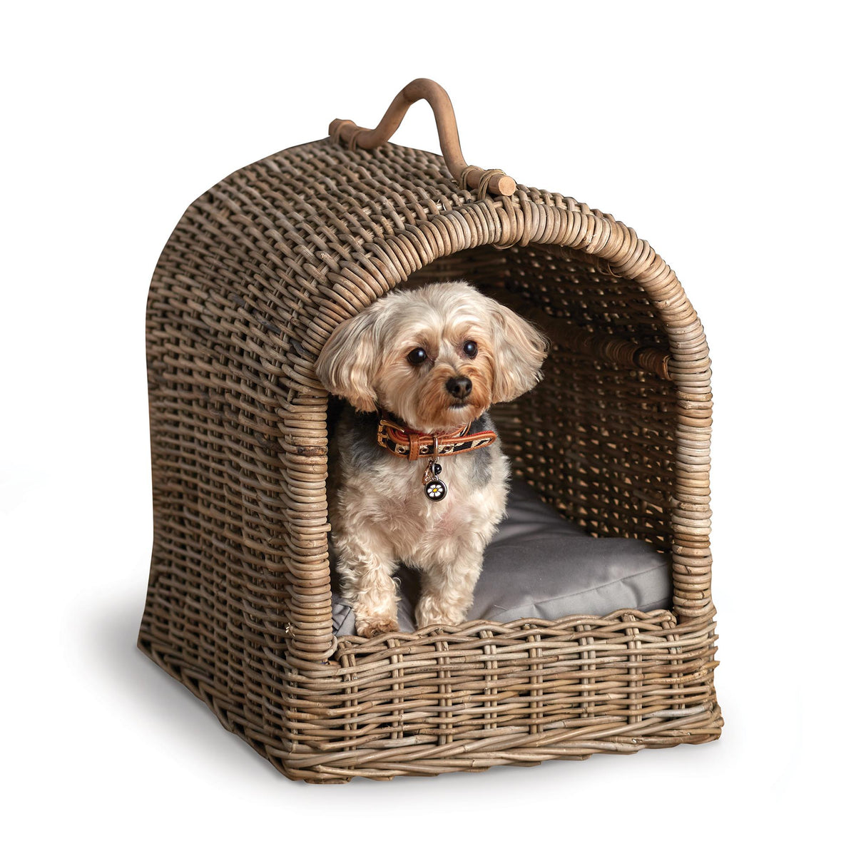 Napa Gray NORMANDY CANOPY PET BED