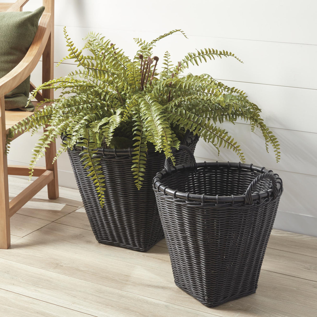 Napa Black ALVERO BASKETS, SET OF 2