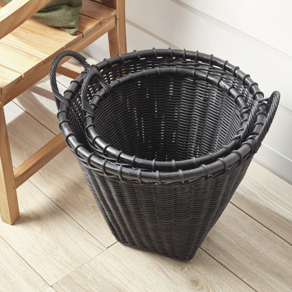 Napa Black ALVERO BASKETS, SET OF 2