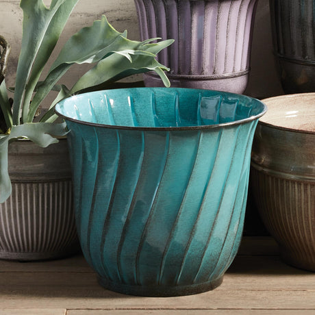 Napa Teal LEILANI POTS, SET OF 3