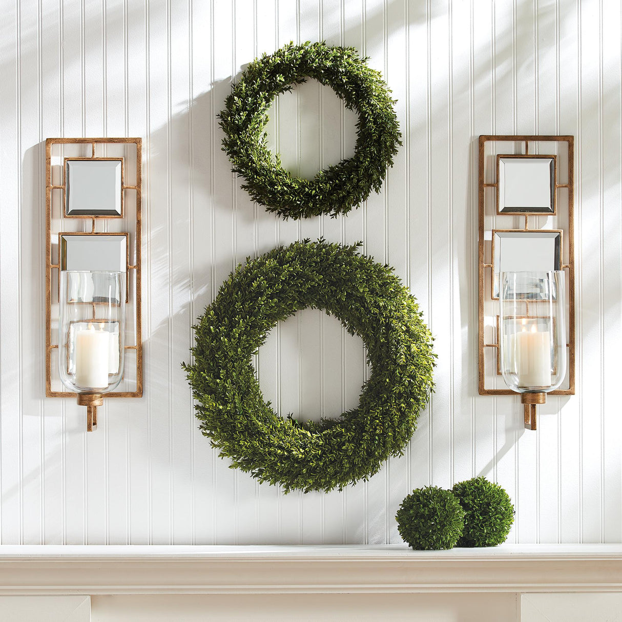 Napa Antique Gold BARCLAY BUTERA WILSHIRE WALL CANDLE SCONCE