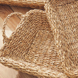 Napa Natural SEAGRASS TRAYS WITH HANDLES, SET OF 3