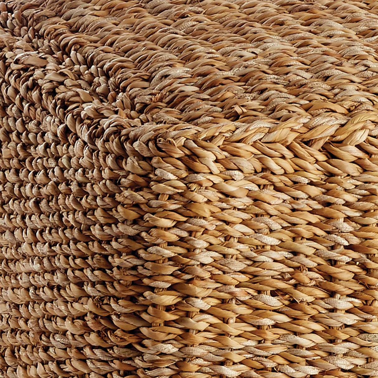 Napa Natural SEAGRASS SQUARE POUF