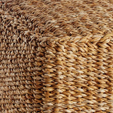 Napa Natural SEAGRASS SQUARE POUF