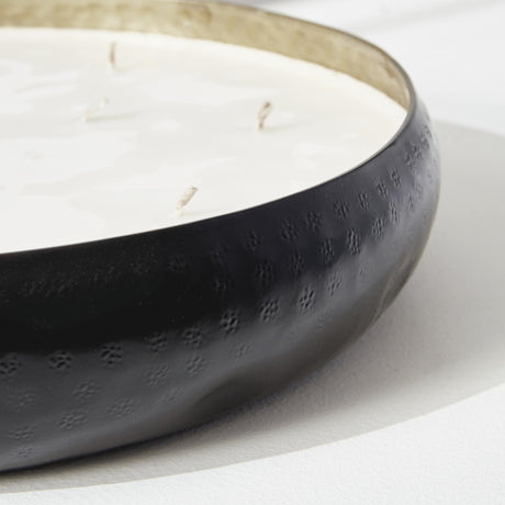 Napa Black Metal OUDH NOIR 10-WICK CANDLE TRAY