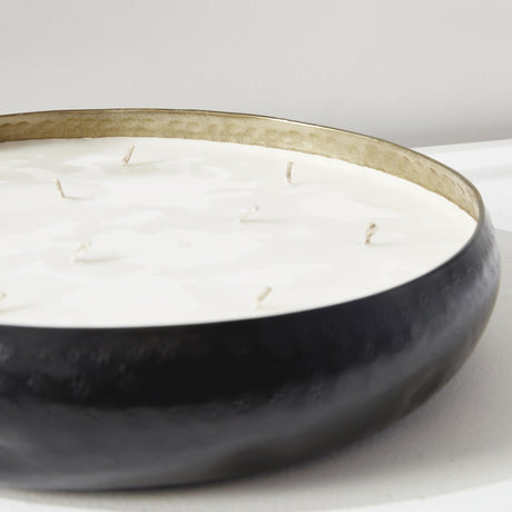 Napa Black Metal OUDH NOIR 10-WICK CANDLE TRAY