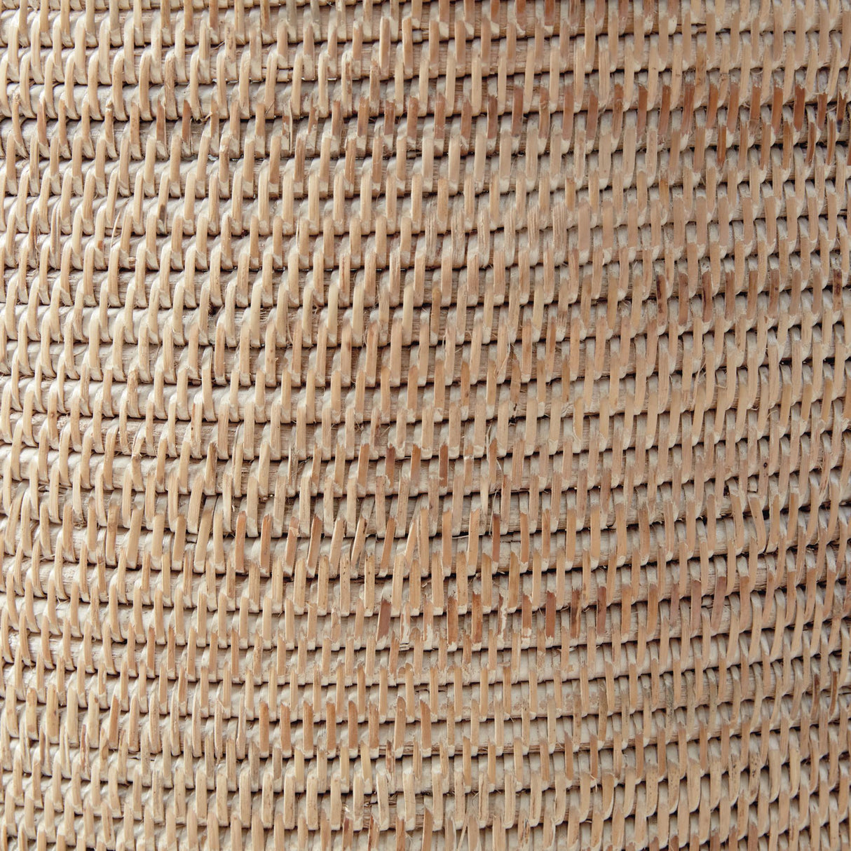 Napa Whitewash BURMA RATTAN HAMPERS WITH HANDLES, SET OF 2