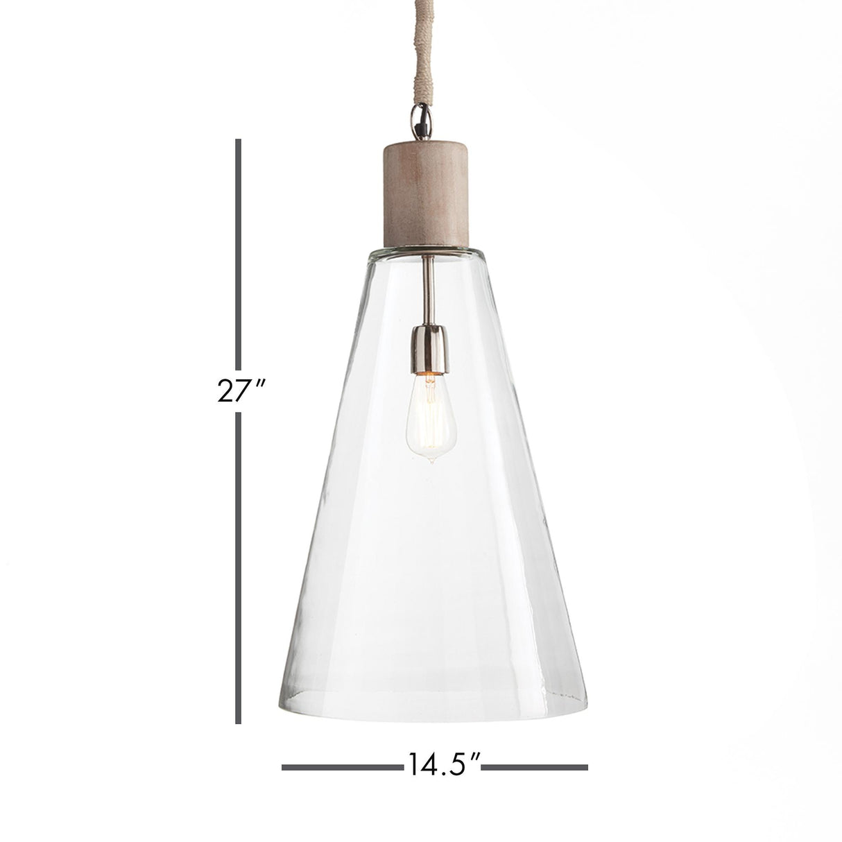 Napa Whitewash ANSELM PENDANT