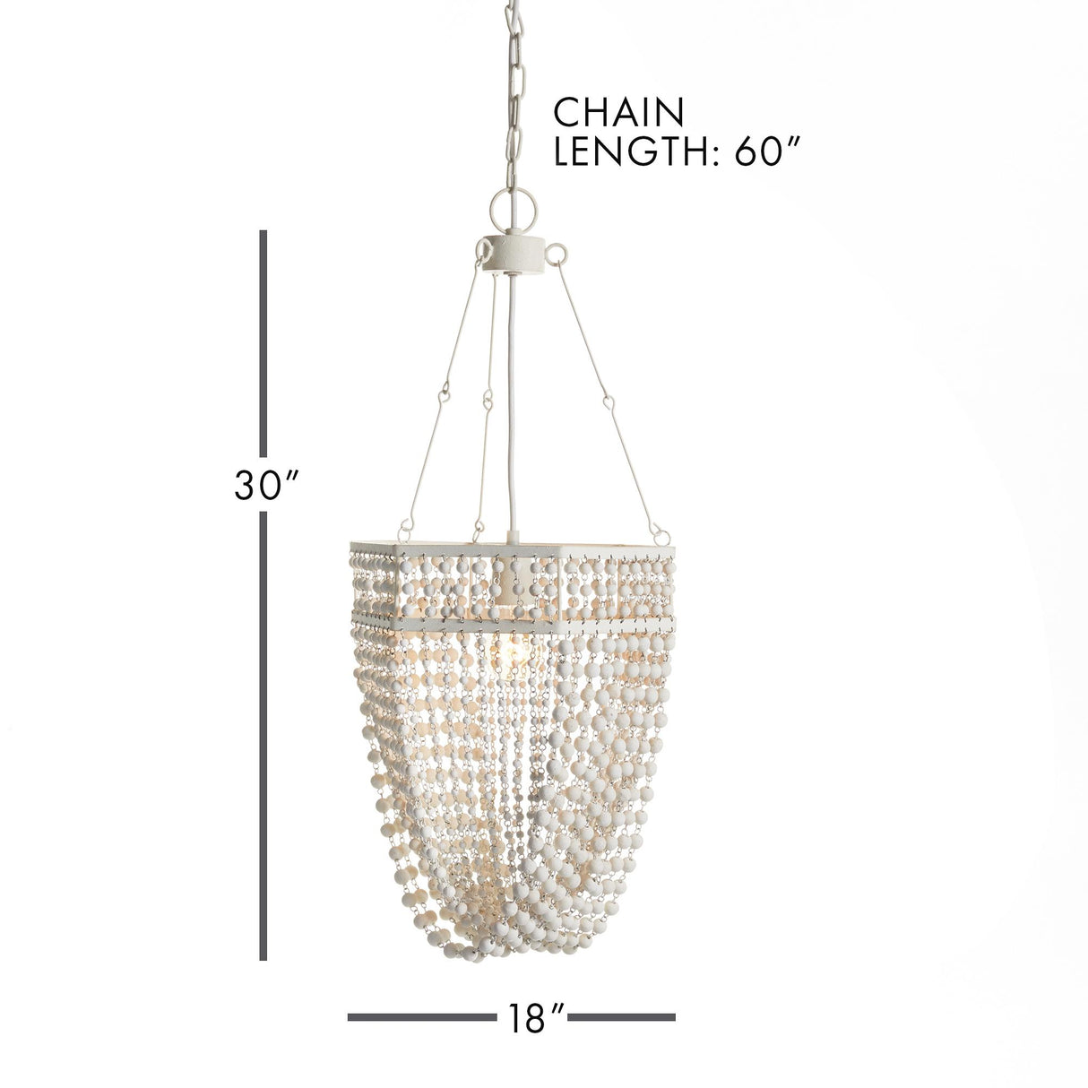 Napa White KIARA BEADED PENDANT