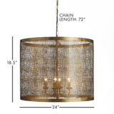 Napa Antique Brass GRAHAM PENDANT