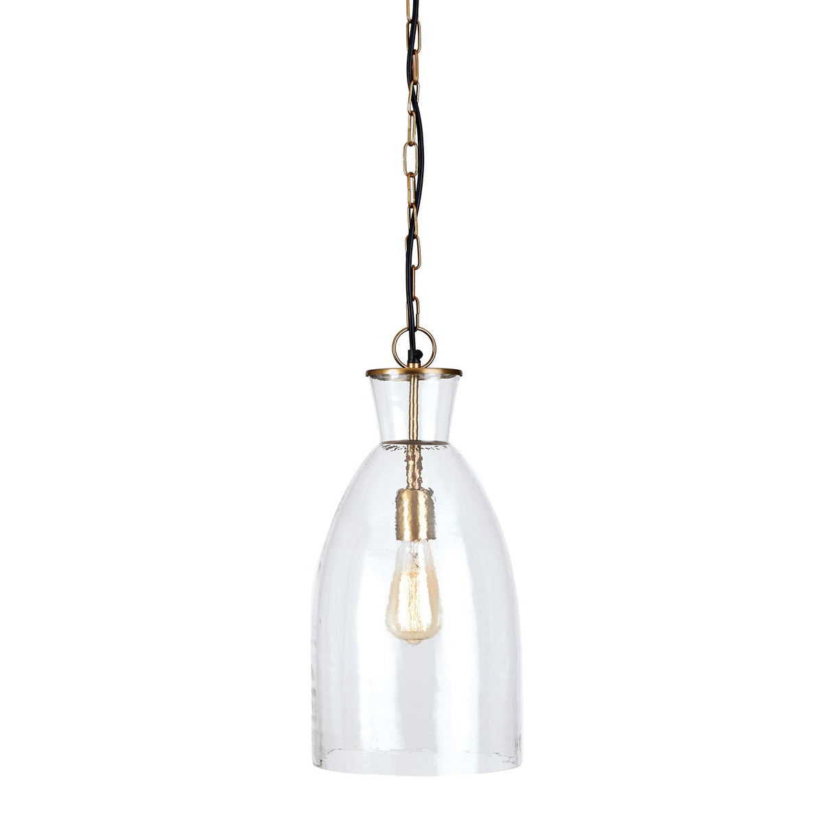 Napa Clear/Brass BELLE PENDANT LARGE
