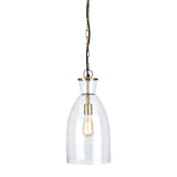 Napa Clear/Brass BELLE PENDANT LARGE