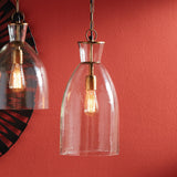 Napa Clear/Brass BELLE PENDANT LARGE