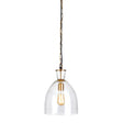 Napa Clear/Brass BELLE PENDANT SMALL