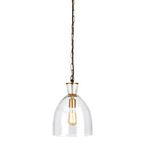 Napa Clear/Brass BELLE PENDANT SMALL