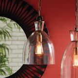 Napa Clear/Brass BELLE PENDANT SMALL