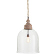 Napa Whitewash VINTNER'S CLOCHE PENDANT 26"