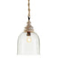 Napa Whitewash VINTNER'S CLOCHE PENDANT 17"