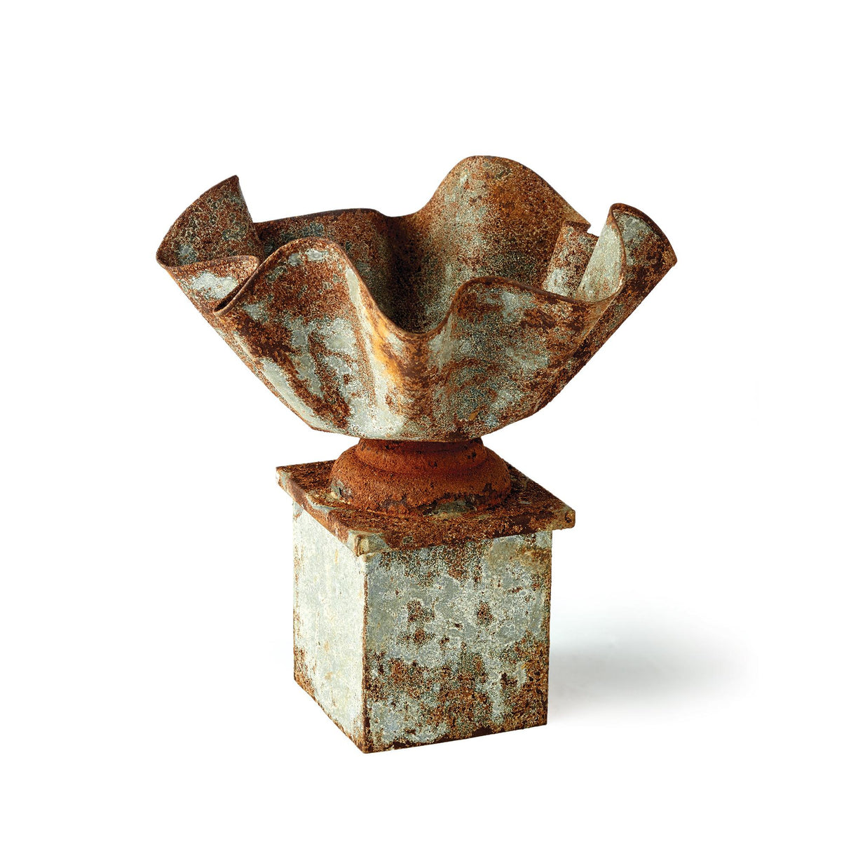 Napa Antique Galvanized GALVANIZED HANDKERCHIEF PLANTER