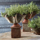 Napa Antique Galvanized GALVANIZED HANDKERCHIEF PLANTER