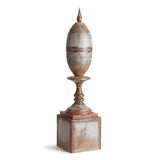 Napa Antique Galvanized WEATHERED METAL FINIAL
