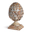 Napa Antique Galvanized WEATHERED METAL ARTICHOKE FINIAL