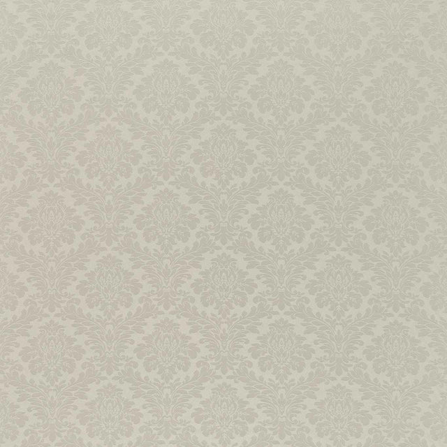 Sanderson Lymington Damask Silver Fabric