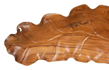 Phillips Collection Leaf Teak Wood Natural Finish Bowl