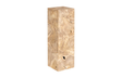 Phillips Collection Teak Slice Pedestal Square Bleached LG Accent