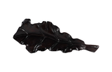 Phillips Collection Leaf , Teak Wood, Black Finish Black Bowl