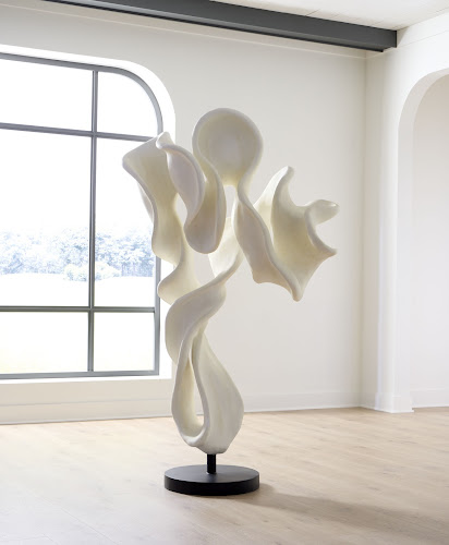 Phillips Collection Cast Dancing Sculpture Tendu Faux Bleached Accent