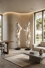 Phillips Collection Cast Dancing Sculpture Coupé Faux Bleached Accent