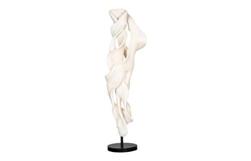 Phillips Collection Cast Dancing Sculpture Coupé Faux Bleached Accent