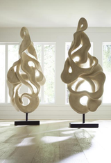 Phillips Collection Cast Dancing Sculpture Coupé Faux Bleached Accent