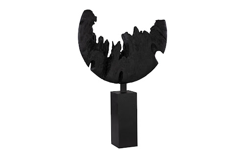 Phillips Collection Broken Moon Statue Resin Accent