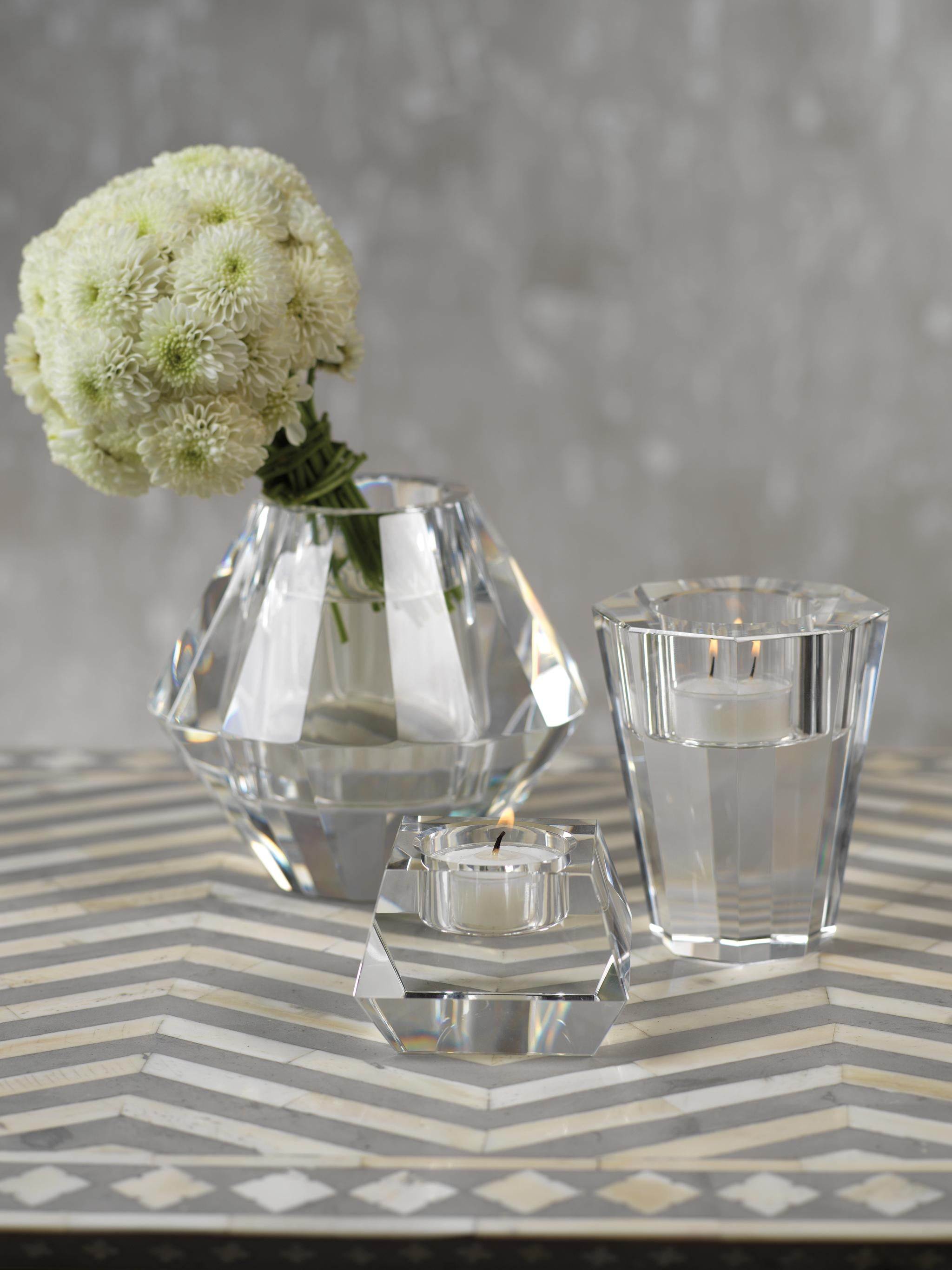 Zodax Davi Crystal Tealight Candle Holder
