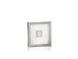 Zodax Muzo Silver Framed Crystal Wall Decor, 12 x 12