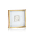 Zodax Muzo Gold Framed Crystal Wall Decor, 16 x 16