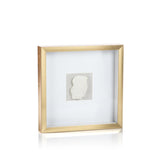 Zodax Muzo Gold Framed Crystal Wall Decor, 16 x 16